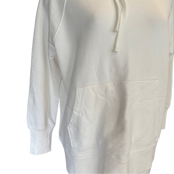 New ATM Anthony Thomas Melillo White Long Sleeve Cotton Hoodie XS - Picture 4 of 7